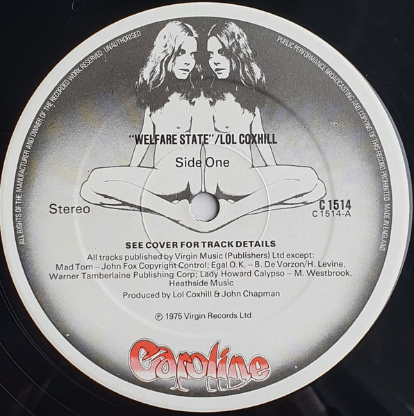 Welfare State / Lol Coxhill - Welfare State / Lol Coxhill | Caroline Records (C 1514) - 3