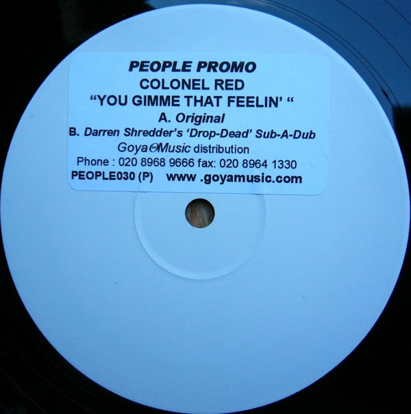 Colonel Red - U Gimmi That Feelin' | People (PEOPLE 030)
