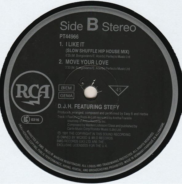 DJ H. Feat. Stefy - Move Your Love | RCA (PT 44966) - 4 DJ H. Feat. Stefy - Move Your Love | RCA (PT 44966) - 4