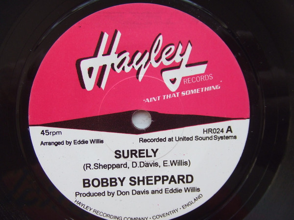 Bobby Sheppard - Surely | Hayley Records (HR 024) - main