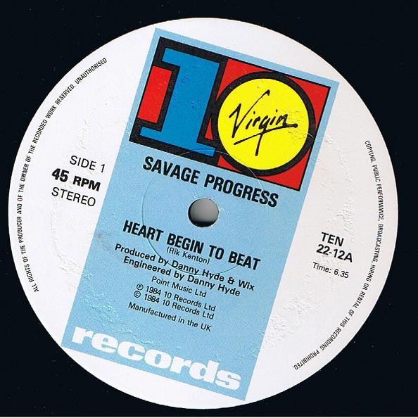Savage Progress - Heart Begin To Beat | 10 Records (TEN 22-12) - 3 Savage Progress - Heart Begin To Beat | 10 Records (TEN 22-12) - 3
