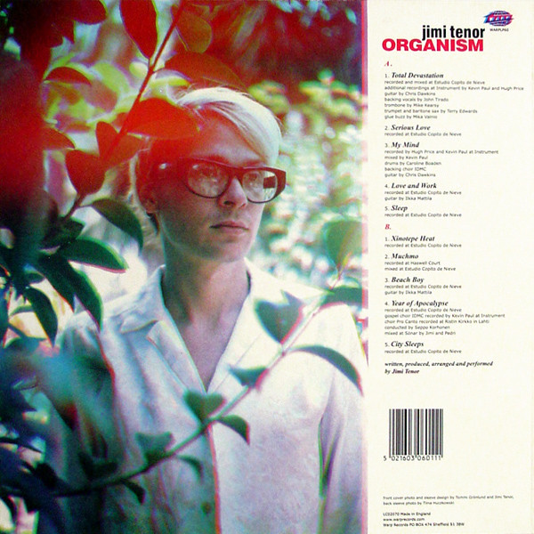 Jimi Tenor - Organism | Warp Records (WARP LP 60) - 2