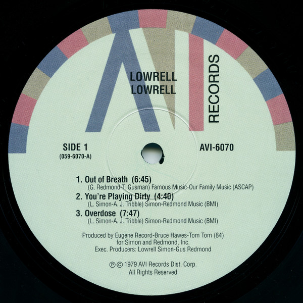 Lowrell Simon - Lowrell | AVI Records (AVI 6070) - 3