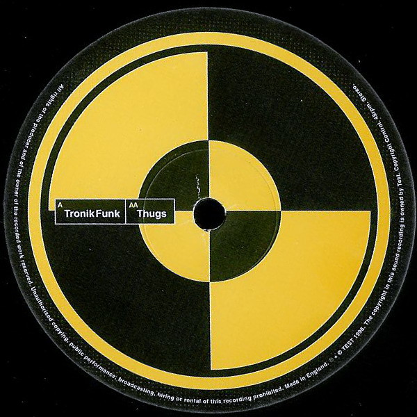 Dillinja - Tronik Funk / Thugs | Test Recordings (Test. 3)