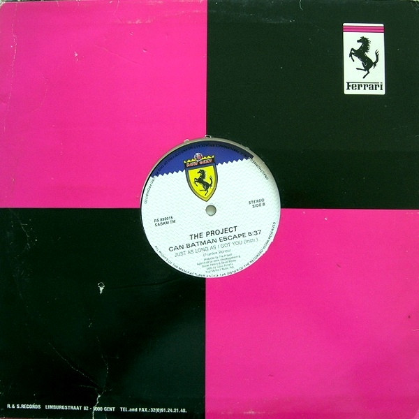 The Project - Can Batman Escape | R & S Records (RS 890015) - 2