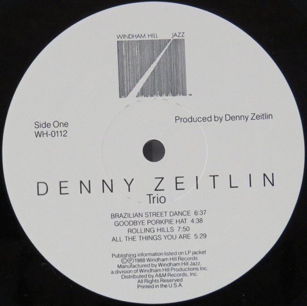 Denny Zeitlin - Trio | Windham Hill Jazz (WH-0112) - 3