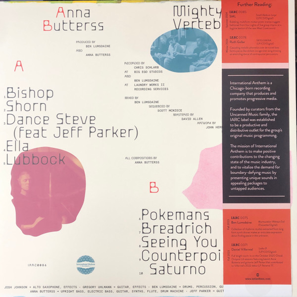 Anna Butterss - Mighty Vertebrate | International Anthem Recording Company (IARC0086) - 2