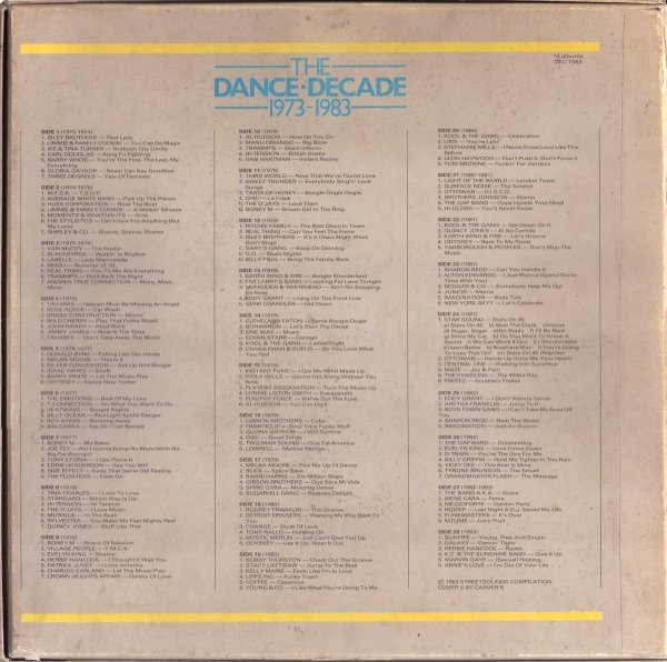 Various - The Dance Decade 1973-1983 | Street Sounds (DEC 7383) - 2