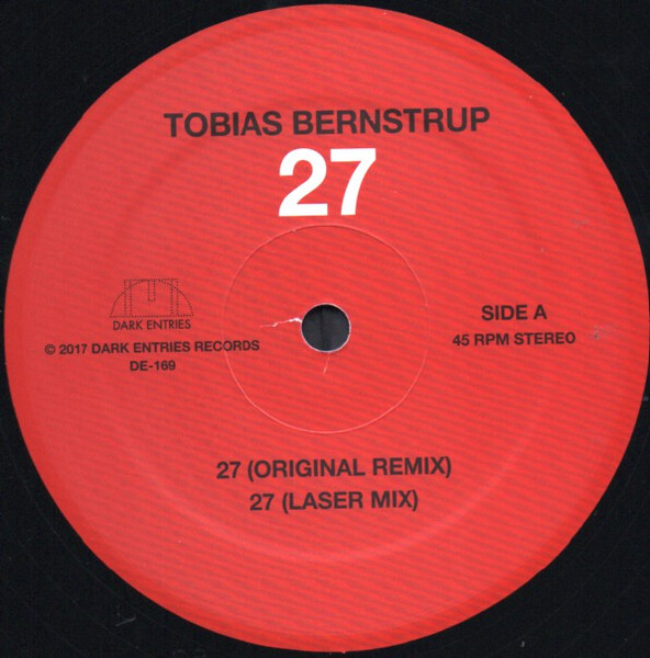 Tobias Bernstrup - 27 | Dark Entries (DE-169) - 3 Tobias Bernstrup - 27 | Dark Entries (DE-169) - 3