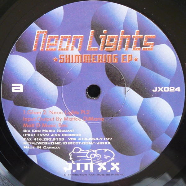 Neon Lights - Shimmering EP | Jinxx Records (JX024)