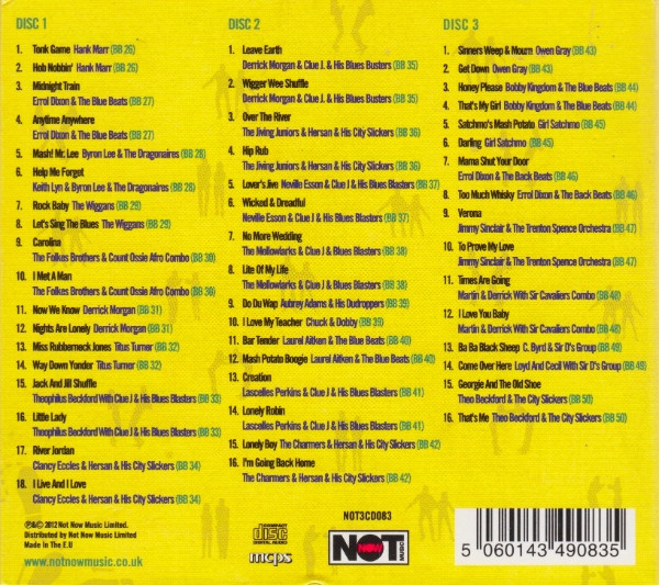 Various - The History Of Blue Beat - The Birth Of Ska BB26 - BB50 A & B Sides | Not Now Music (NOT3CD083) - 3