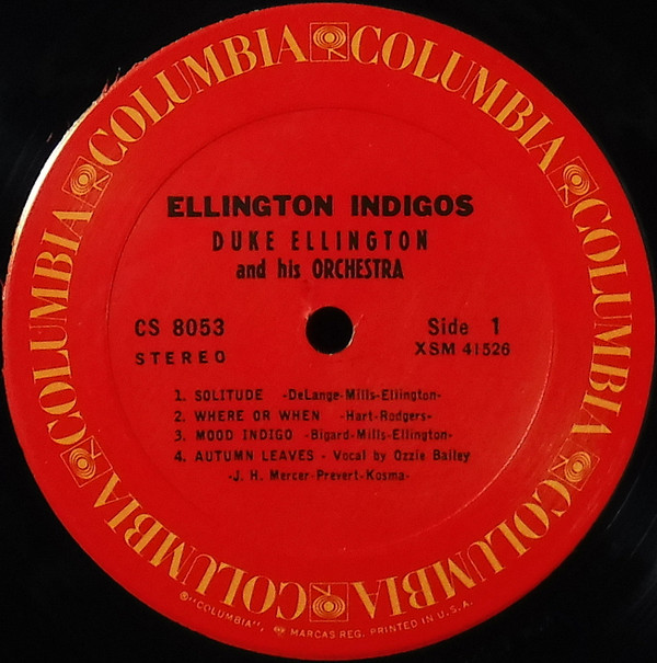 Duke Ellington And His Orchestra - Ellington Indigos | Columbia (CS 8053) - 2
