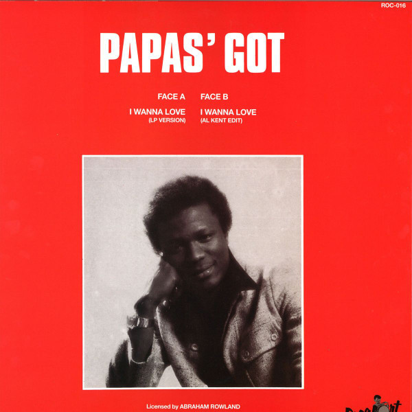 Papas' Got - I Wanna Love | Rocafort Records (ROC-016) - 2 Papas' Got - I Wanna Love | Rocafort Records (ROC-016) - 2