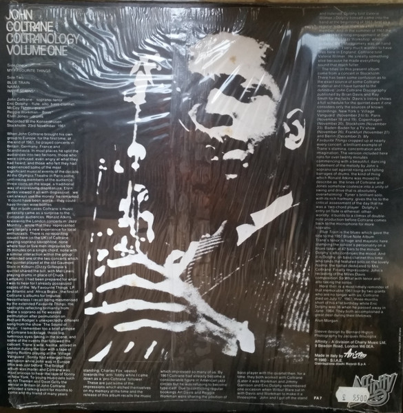 John Coltrane - Coltranology Volume One | Affinity (FA 7) - 2