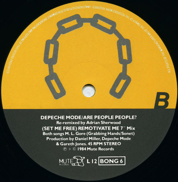 Depeche Mode - Master And Servant (An ON-USound Science Fiction Dance Hall Classic) | Mute (L12 BONG 6) - 4