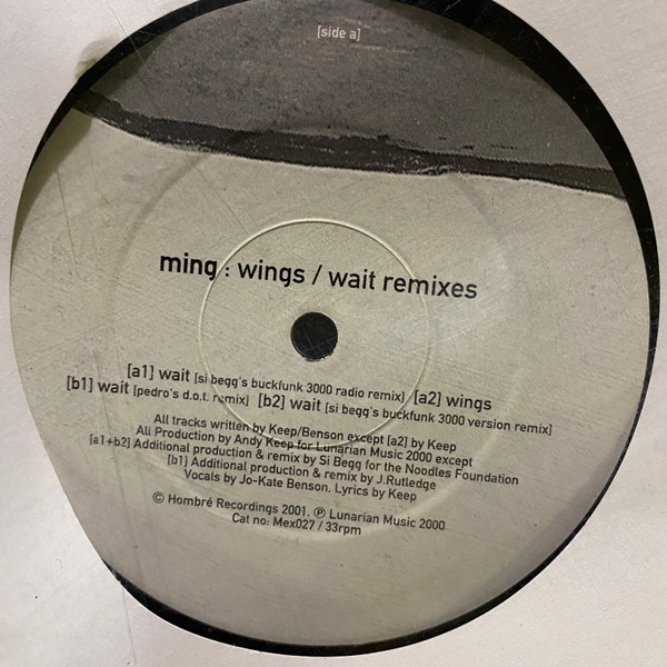 Ming - Wings / Wait Remixes | Hombré (Mex027) - main