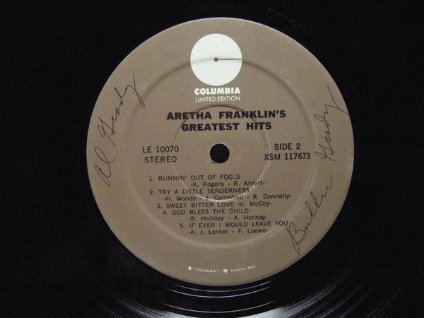 Aretha Franklin - Aretha Franklin's Greatest Hits | Columbia Limited Edition (LE 10070) - 4