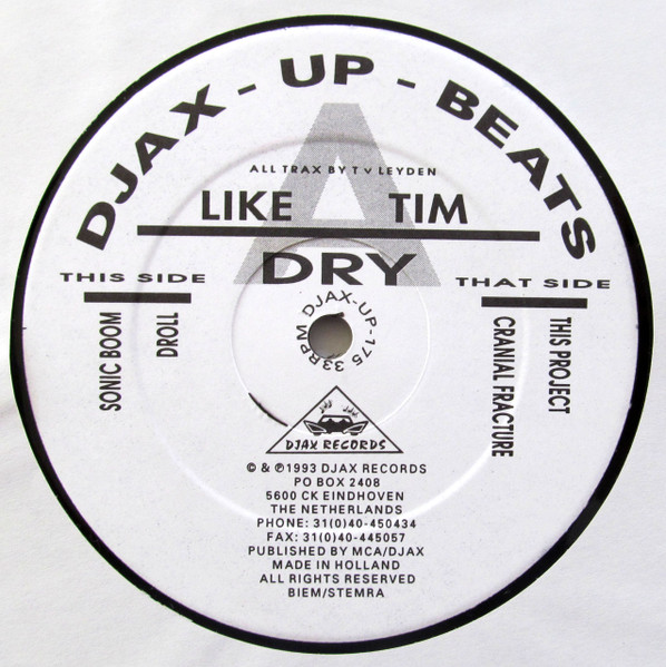 Like A Tim - Dry | Djax-Up-Beats (DJAX-UP-175) Like A Tim - Dry | Djax-Up-Beats (DJAX-UP-175)