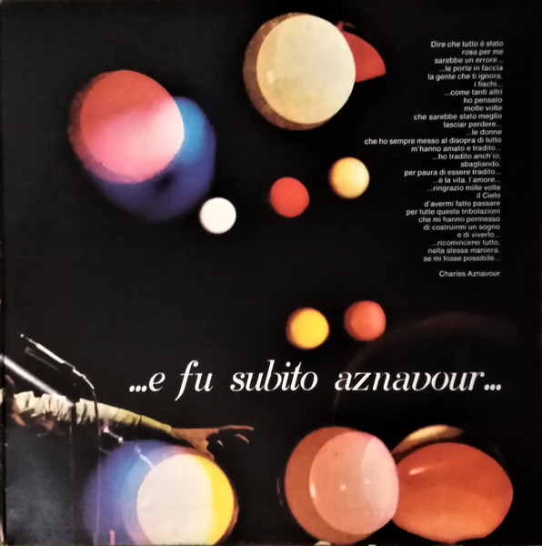 Charles Aznavour - ...E Fu Subito Aznavour... | Barclay (BRCLP 60015) - 3 Charles Aznavour - ...E Fu Subito Aznavour... | Barclay (BRCLP 60015) - 3