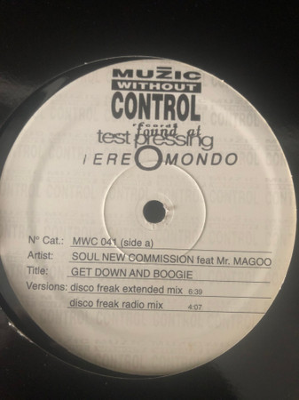 Soul New Commission Feat. Mr. Magoo - Get Down And Boogie | Muzic Without Control Records (MWC 041) - main