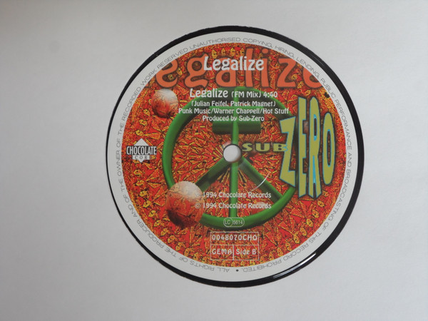 Sub Zero - Legalize | Chocolate Records (0048070CHO)