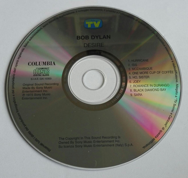 Bob Dylan - Desire | Sorrisi E Canzoni TV (GAI 10303) - 4