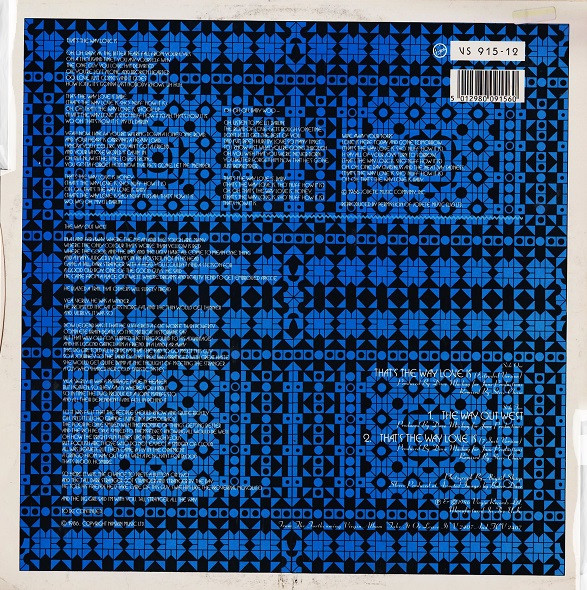 Jimmy Nail - That's The Way Love Is | Virgin (VS 915-12)