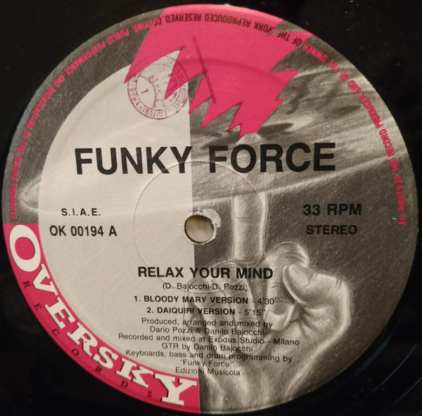 Funky Force - Relax Your Mind | Oversky Records (OK 00194) - main