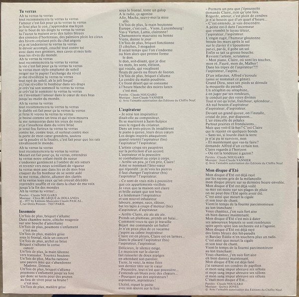 Claude Nougaro - Tu Verras | Barclay (91 004) - 3