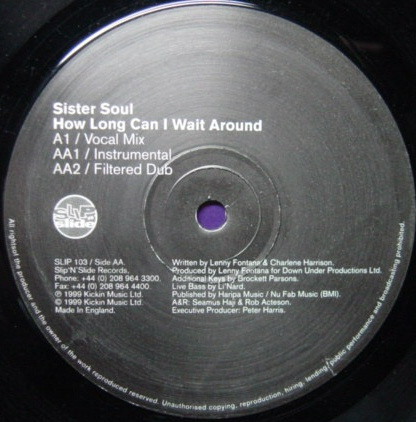 Sister Soul - How Long Can I Wait Around | Slip 'n' Slide (SLIP 103)