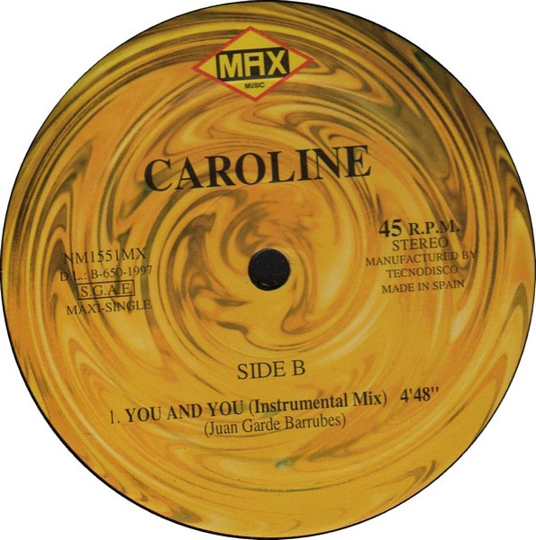Caroline - You And You | Max Music (NM1551MX) - 4