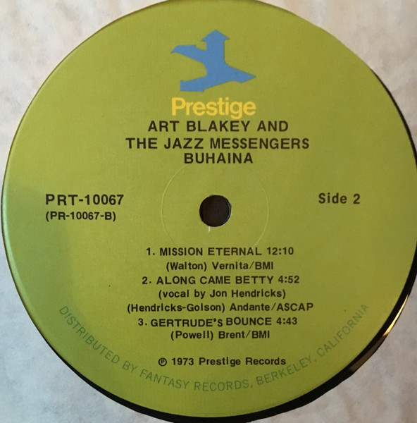 Art Blakey & The Jazz Messengers - Buhaina | Prestige (PR-10067) - 4
