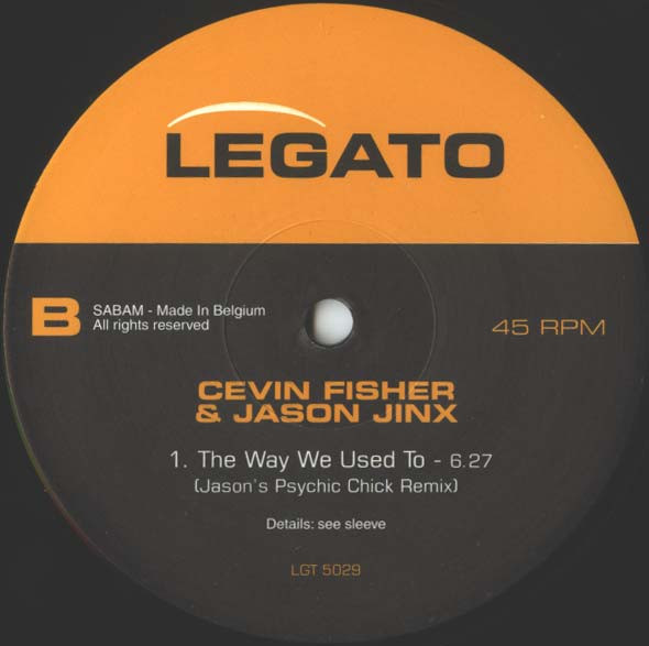 Armand Van Helden & The Horse / Cevin Fisher - Ghetto House Groove / The Way We Used To | Legato Records (LGT 5029) - 4