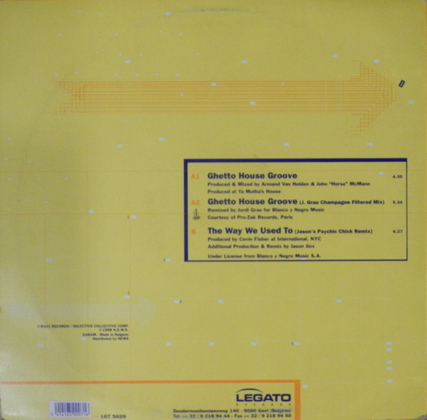 Armand Van Helden & The Horse / Cevin Fisher - Ghetto House Groove / The Way We Used To | Legato Records (LGT 5029) - 2