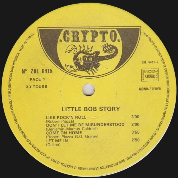 Little Bob Story - Little Bob Story | Crypto (ZAL 6415) Little Bob Story - Little Bob Story | Crypto (ZAL 6415)