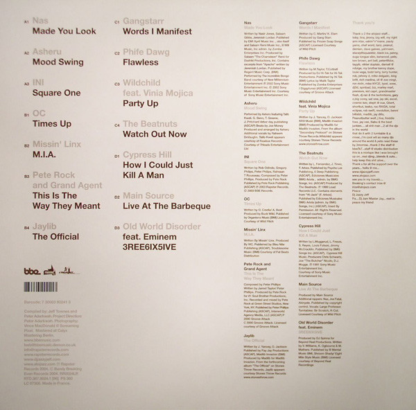 DJ Jazzy Jeff - Hip Hop Forever II | Rapster Records (RR0024 LP) - 2