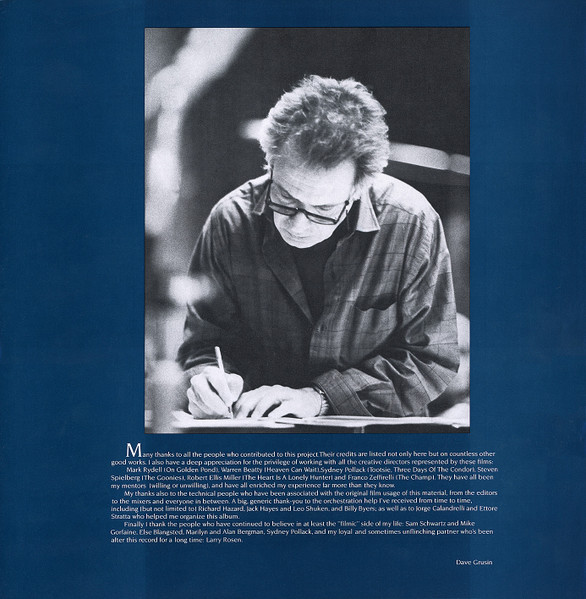 Dave Grusin - Cinemagic | GRP (GR-1037) - 4