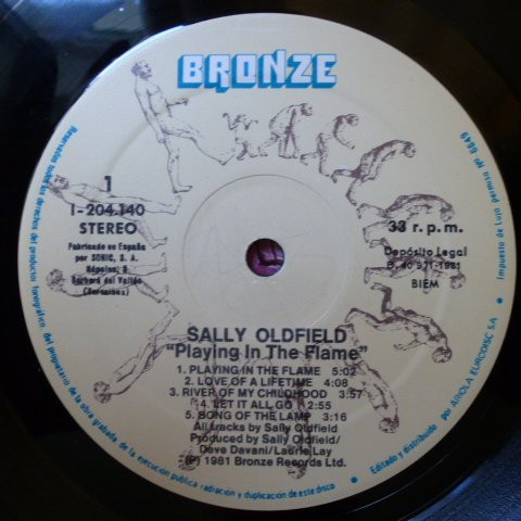 Sally Oldfield - Playing In The Flame | Bronze (I-204.140) - 3