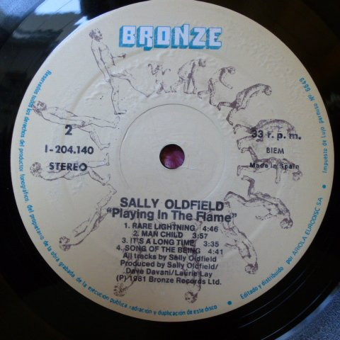 Sally Oldfield - Playing In The Flame | Bronze (I-204.140) - 4
