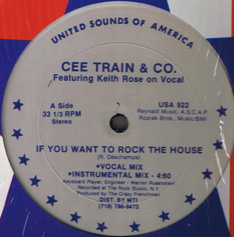Cee Train & Co. - If You Want To Rock The House | United Sounds of America (USA 922)