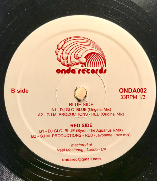 DJ GLC &  G.I.M. Productions - Colours EP Vol.1  | Onda Records (ONDA002)