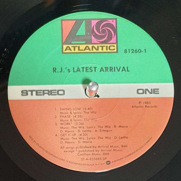 R.J.'s Latest Arrival - R.J.'s Latest Arrival | Atlantic (81260-1) - 3