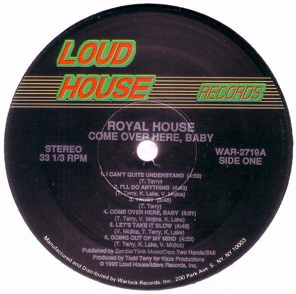 Royal House - Come Over Here, Baby | Warlock Records (WAR-2719) - 4