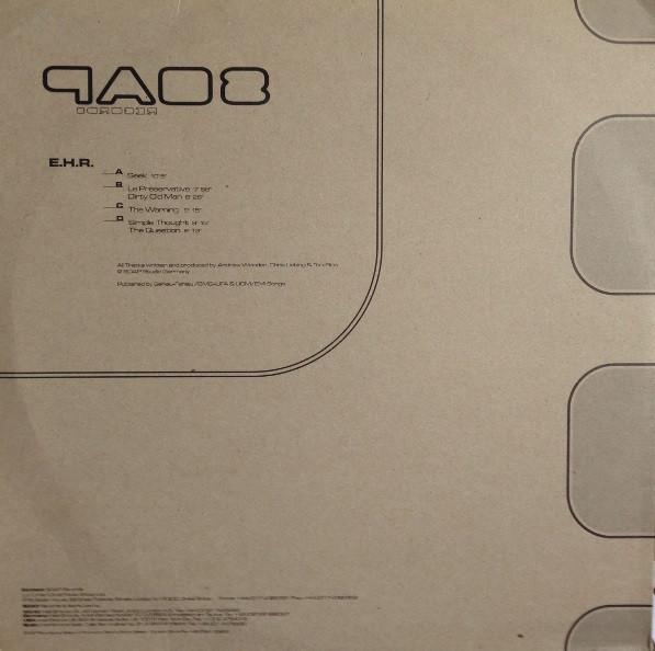 E.H.R. - Untitled | Soap Records (SOAP EP 001) - 2