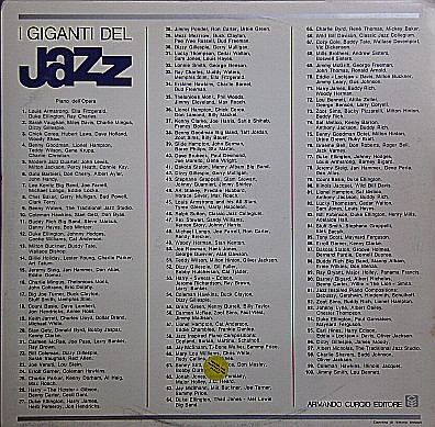 Billie Holiday , Lester Young , Charlie Parker , Art Tatum - I Giganti Del Jazz Vol. 14 | Curcio (GJ-14) - 2