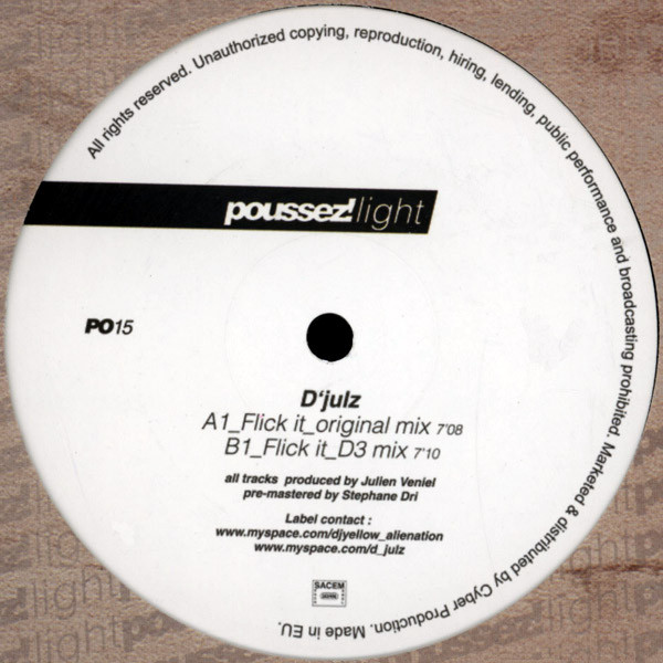 D'Julz - Flick It | Poussez! (PO15) - main