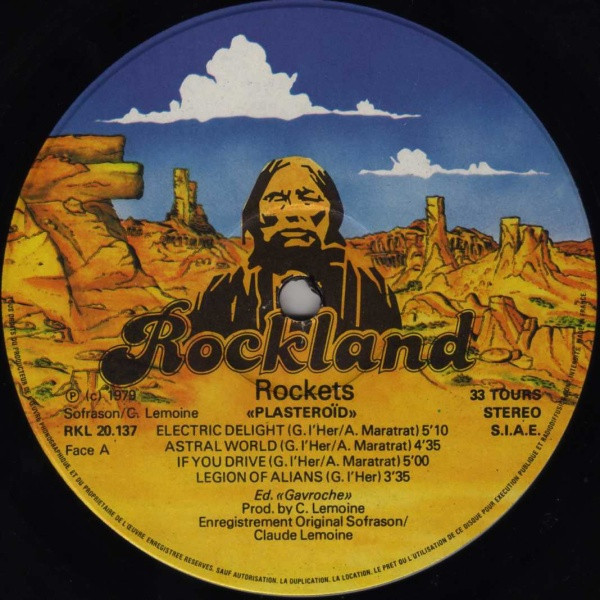 Rockets - Plasteroïd | Rockland Records (RKL 20.137) - main
