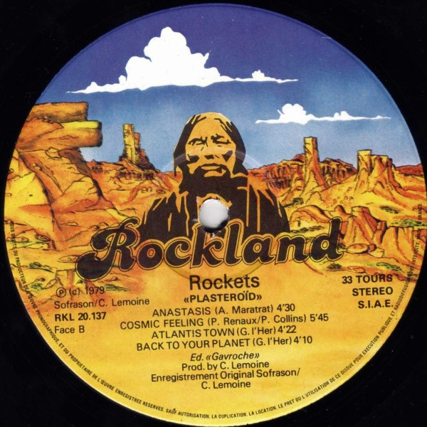 Rockets - Plasteroïd | Rockland Records (RKL 20.137) - 2