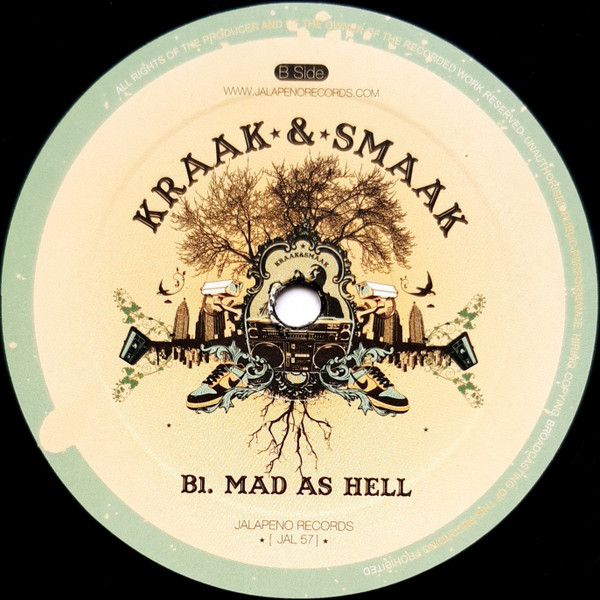 Kraak & Smaak - Funk Ass Rotator / Mad As Hell | Jalapeno Records (JAL 57) - 4