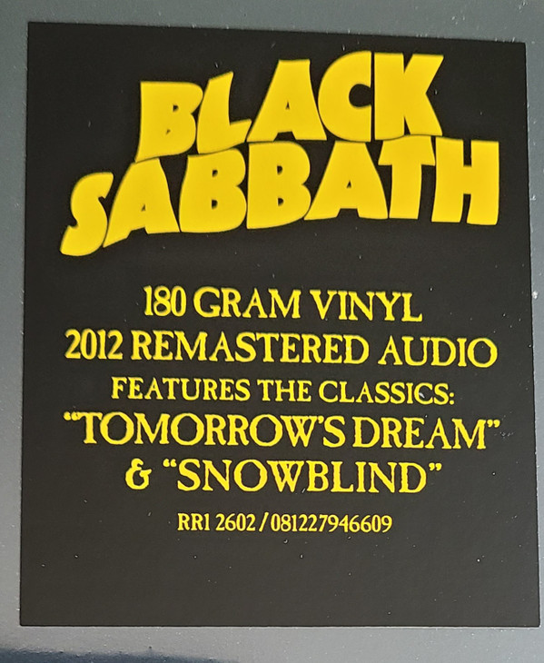 Black Sabbath - Black Sabbath Vol 4 (2023 Reissue) [Vinyl] | Warner Records (2602) - 2
